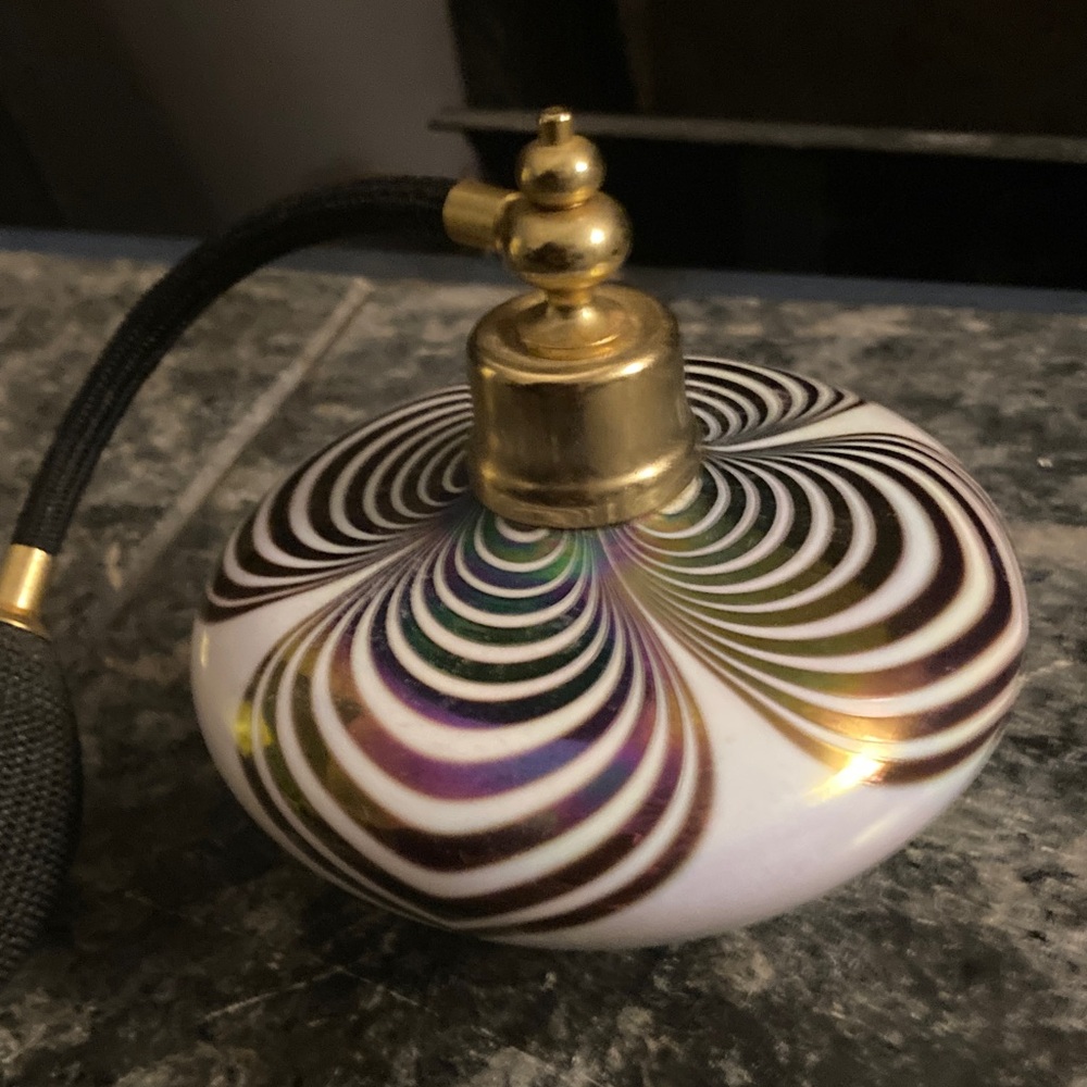 Vintage Glass perfume atomizer